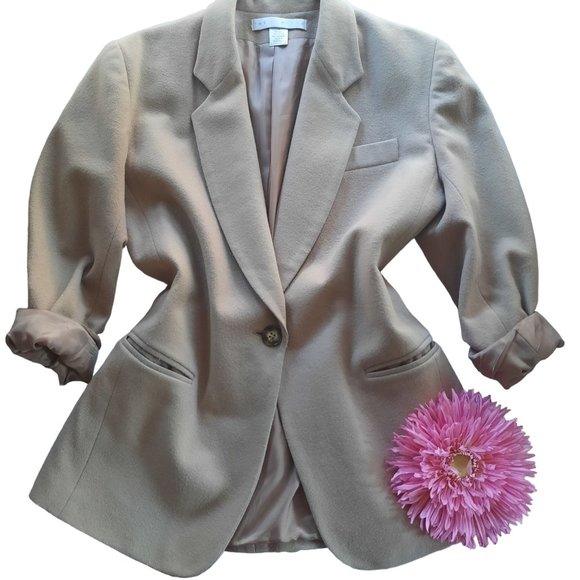 Vintage Jackets & Blazers - Vintage The Limited Wool Cashmere Blazer Jacket